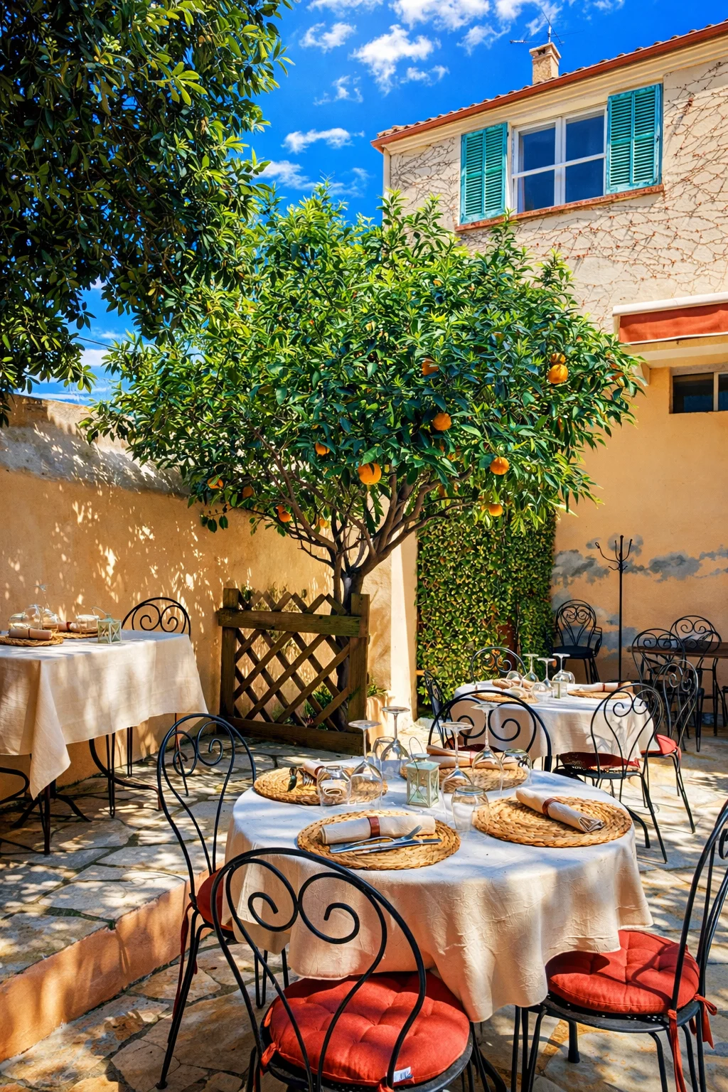 Présentation du restaurant Les Jardins de l'Orangeraie